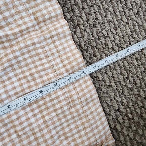 Madewell Linen Dorset Blazer in Gingham Check Womens Size L NWT - Picture 10 of 10